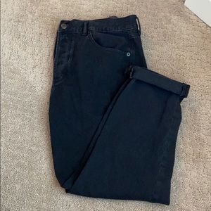 AE hi-rise girlfriend jeans